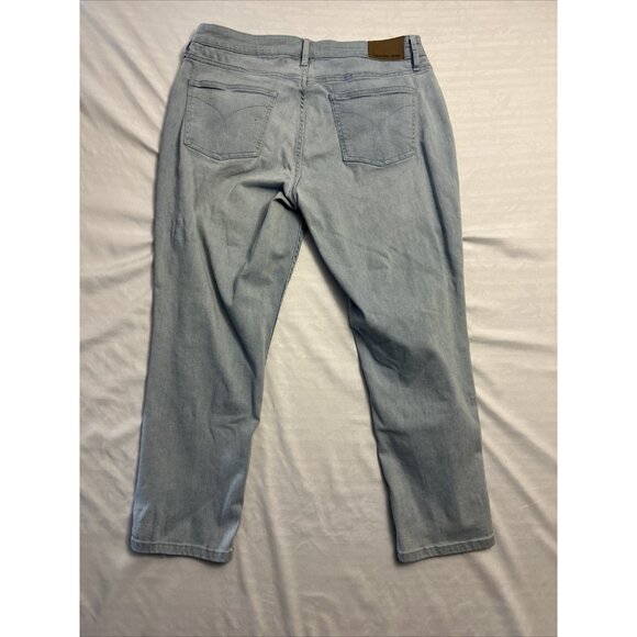 Calvin Klein Ankle Skinny Jeans Women's Size 31 Mid Rise Blue Light Wash Stretch - Picture 7 of 8